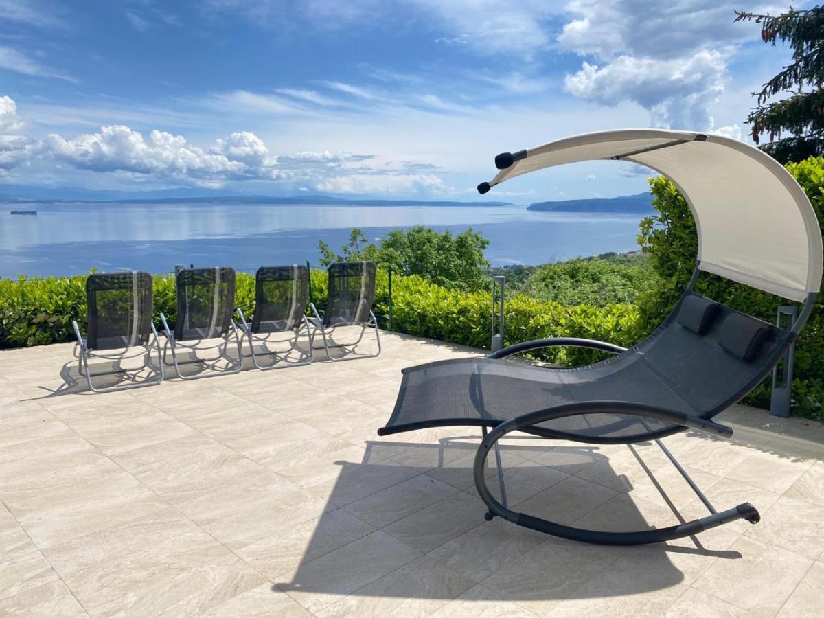 Luxury Villa Eternity - Marvelous Sea View - Box Spring Beds - Opatija-Poljane Ngoại thất bức ảnh