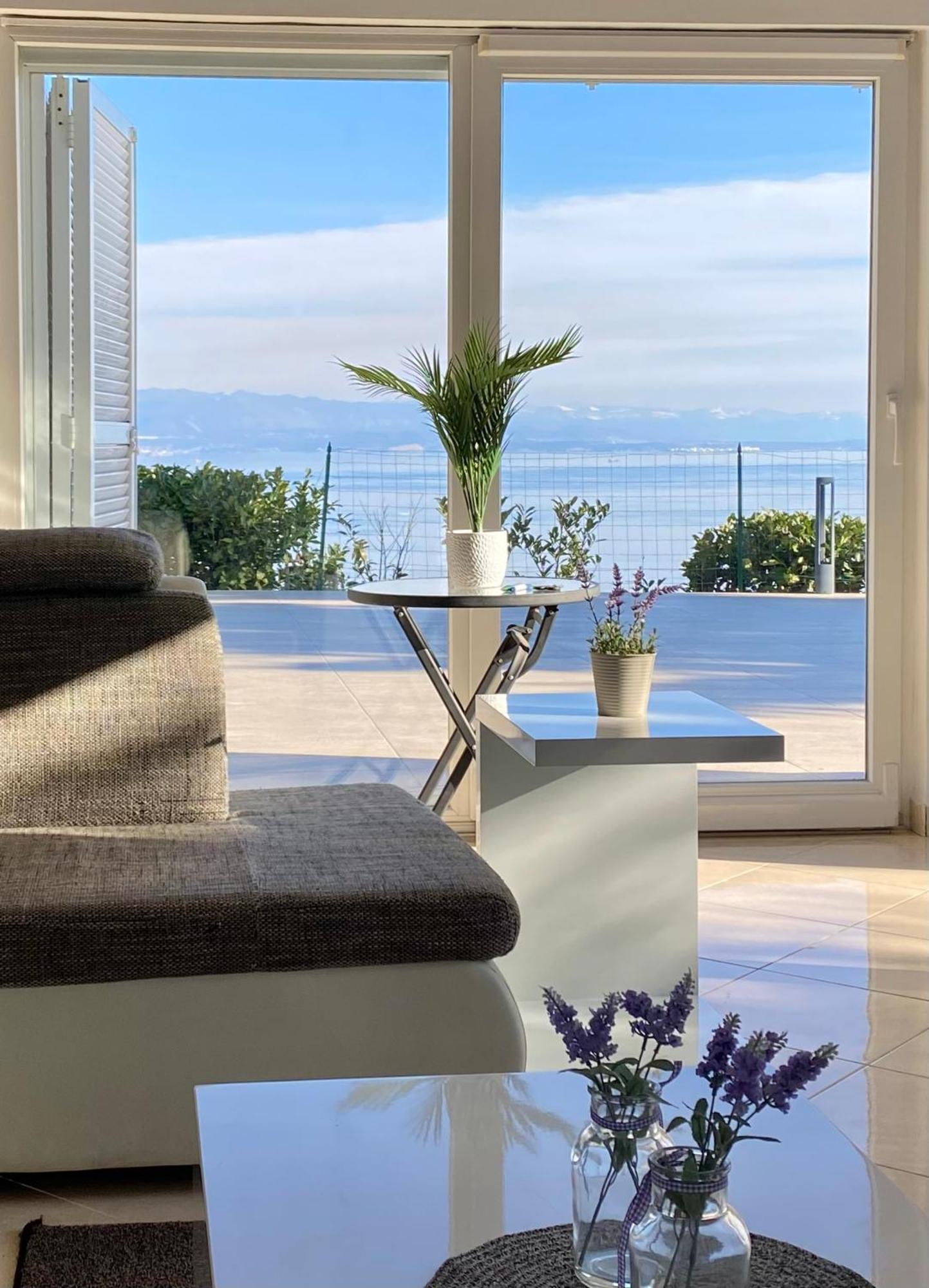 Luxury Villa Eternity - Marvelous Sea View - Box Spring Beds - Opatija-Poljane Ngoại thất bức ảnh