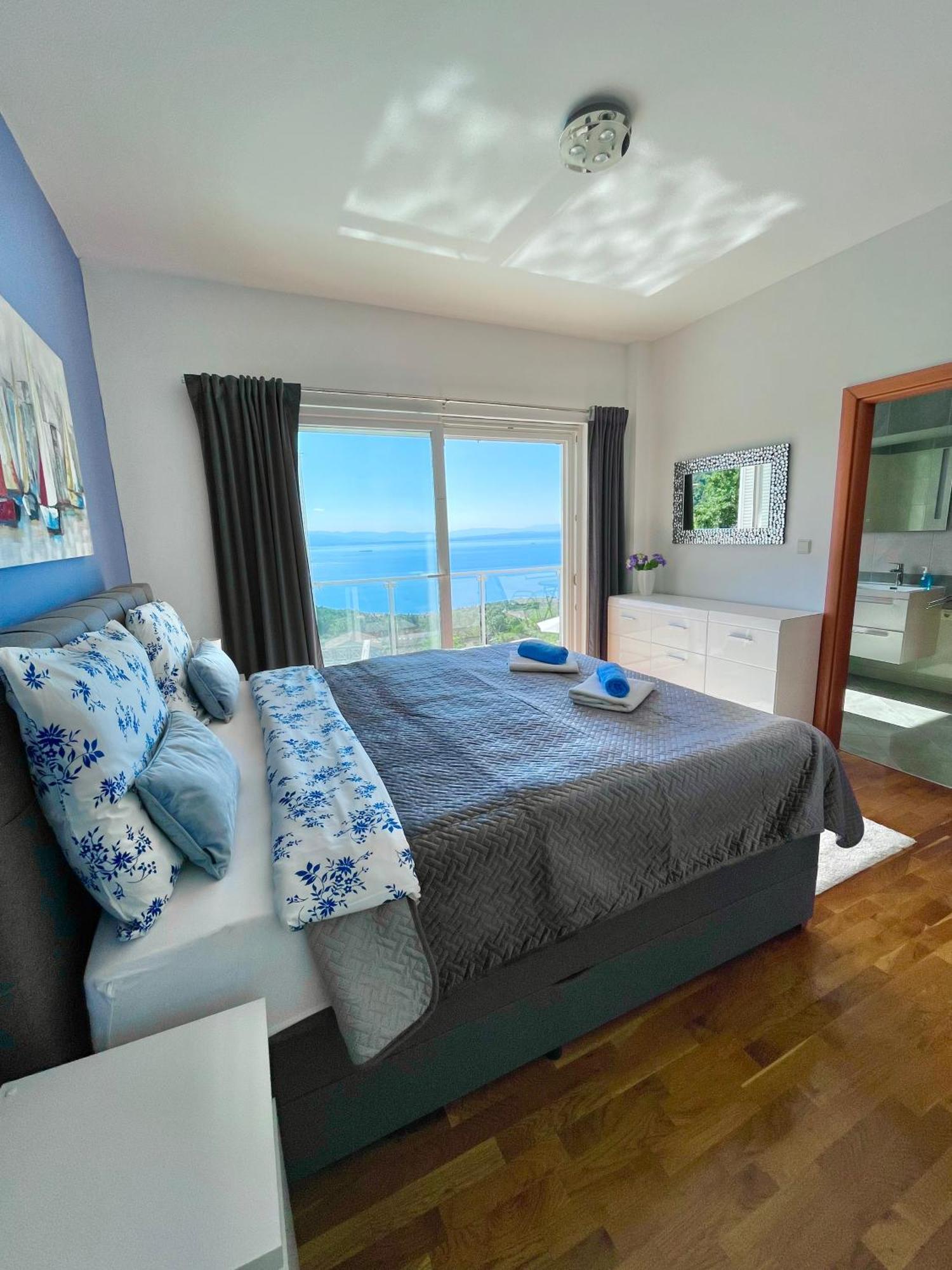 Luxury Villa Eternity - Marvelous Sea View - Box Spring Beds - Opatija-Poljane Ngoại thất bức ảnh